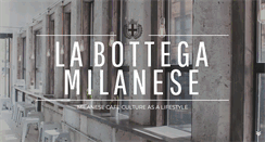 Desktop Screenshot of labottegamilanese.co.uk