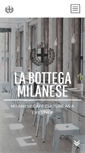 Mobile Screenshot of labottegamilanese.co.uk
